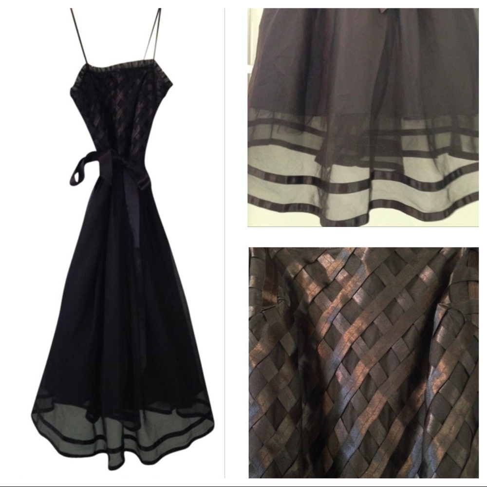 LAUNDRY BY SHELLI SEGAL 100% SILK MID COCKTAIL